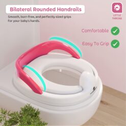 Potty Seat with supportive handrail