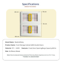 Specification of Storage and cupbords