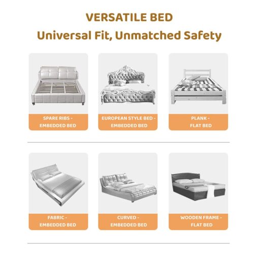 Universal Fit Bed Guardrail