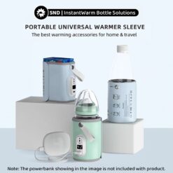 StarAndDaisy Baby Bottle Warmer, Feeding Bottle Warmer 10 Mins to Warm Baby Milk Using with USB Charging - Green