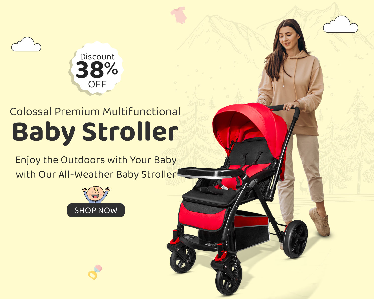 luxe-baby-stroller-multi-functional-baby-stroller