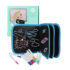 StarAndDaisy Doodle It and Erase. Kids Coloring doodle Slate chalk board book. Fun Learning Doodle Board - Blue