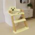 StarAndDaisy Baby Potty Training Toilet Seat with Ladder & Soft Cushion - Beige Gold