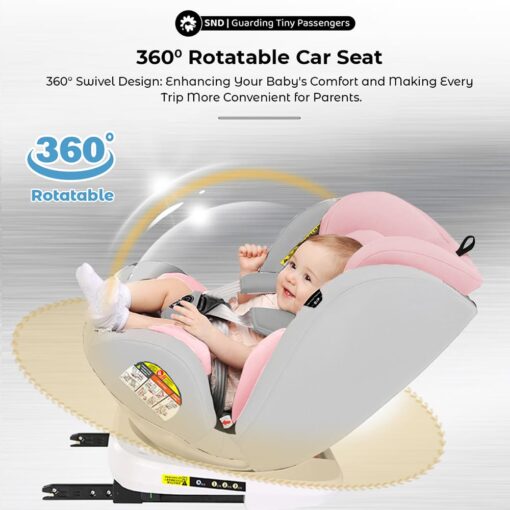 Baby Car Seat with 360Degree Rotational