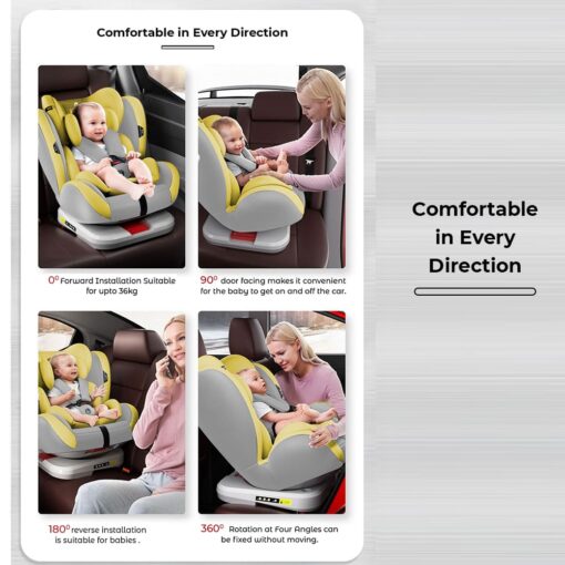 Baby Car Seat with 360 Degree Rotational