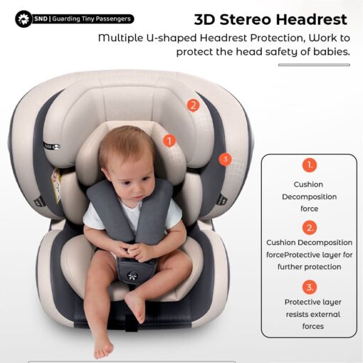 Baby Car Seat with Supportive Head Rest