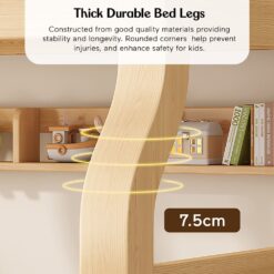 Kids Bunk Bed with Durable Legs