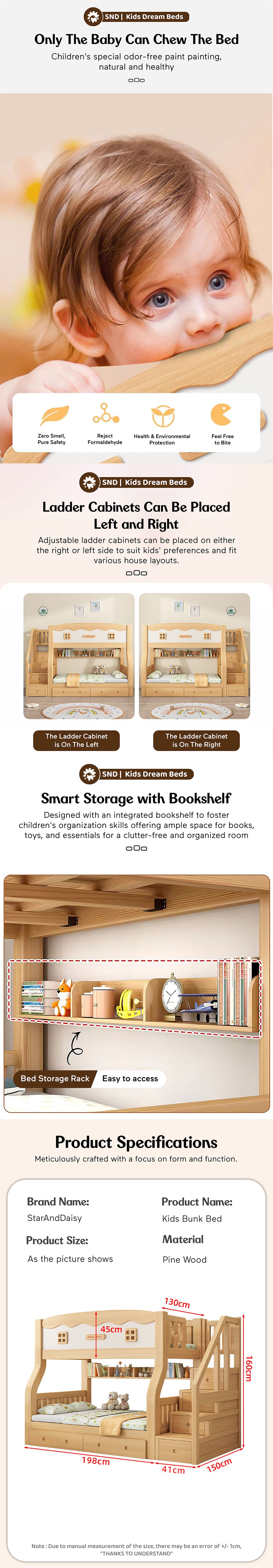 Specification of Bunk Bed