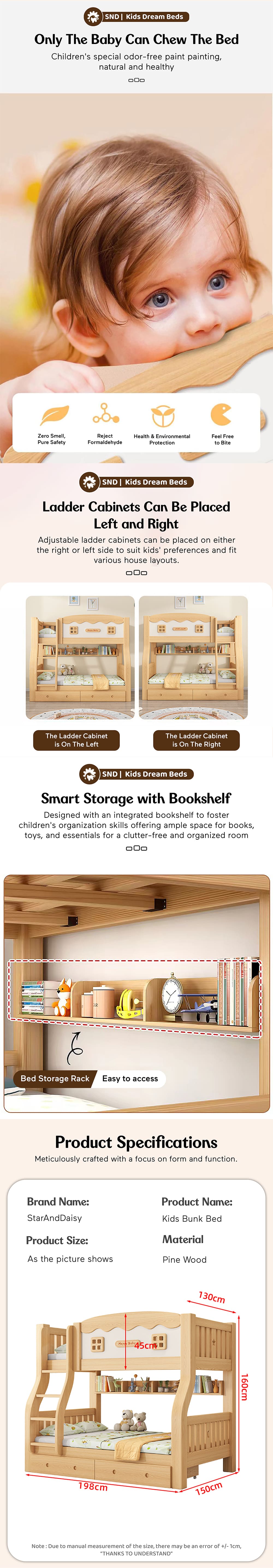 Specification of Bunk Bed