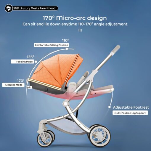 Baby Stroller with Universal Wheels