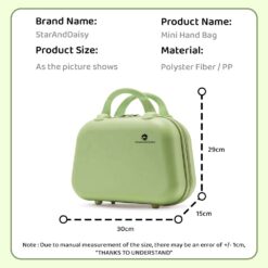 Specification of Mini Travel Hand Bag