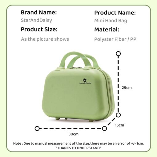 Specification of Mini Travel Hand Bag