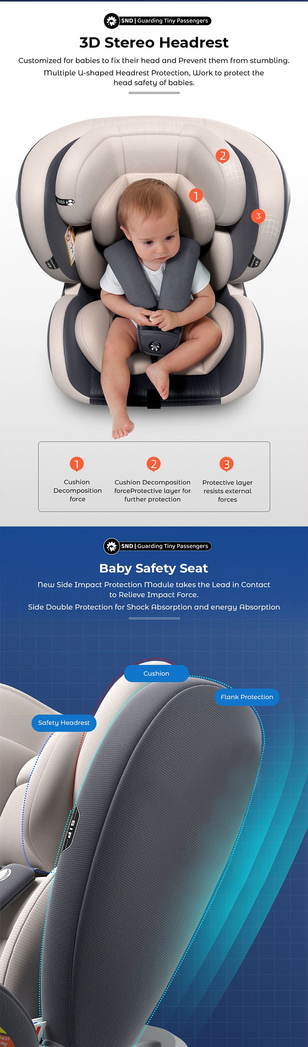 Portable Baby Car Seat