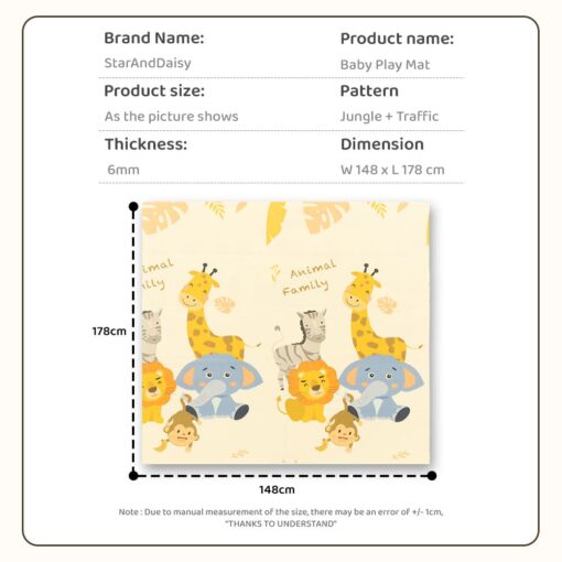 Specification of Baby Playmat