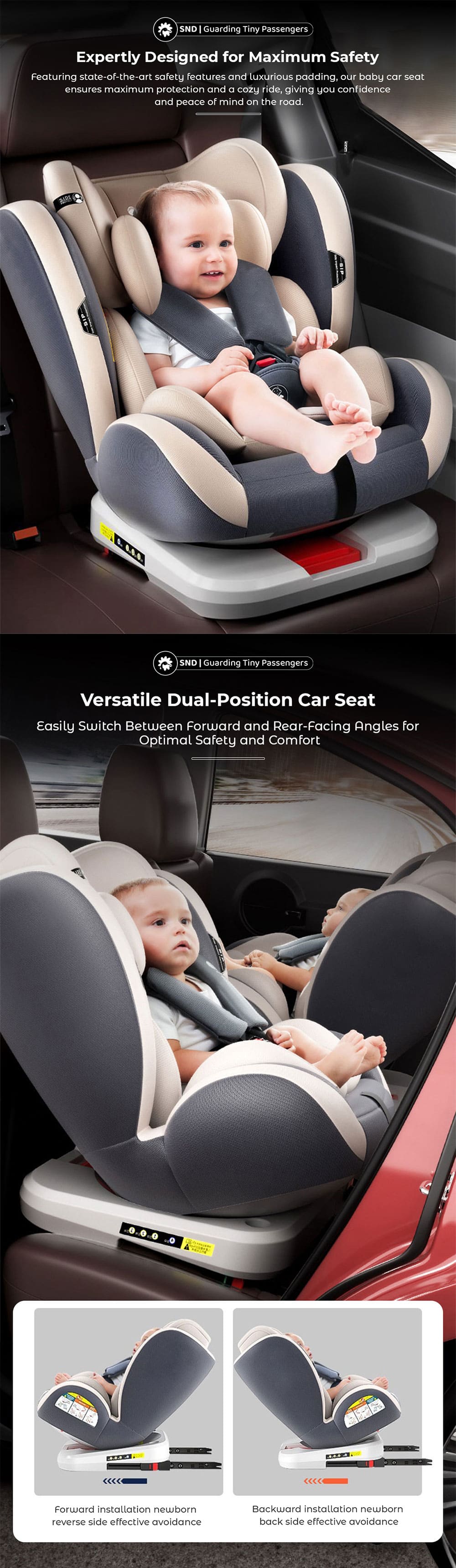 Supportive Baby Car Seat