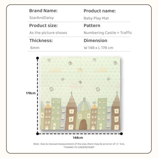 Specification of Baby Playmat