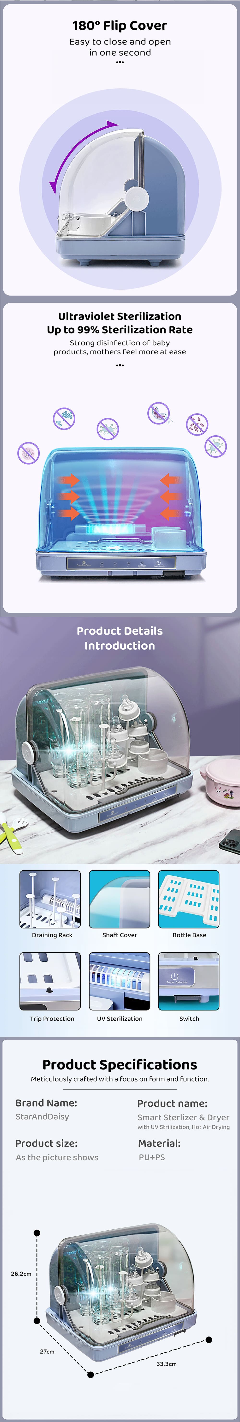 Details of Baby Sterilizer and Dryer