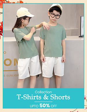 Tshirts and Shorts Combo Dress