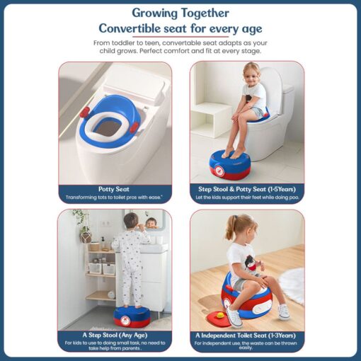 3-in-1 Potty Training Seat for Kids 9