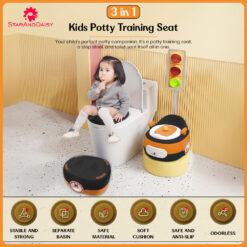 3 in 1 potty seat black orange