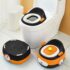 StarAndDaisy 3-in-1 Western Potty Training Chair, Convertible Seat with Detachable Toilet Seat & Stool for 1-5 Years Kids - Orange & Black