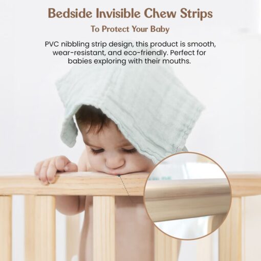 Bed Side Baby Wooden Cot