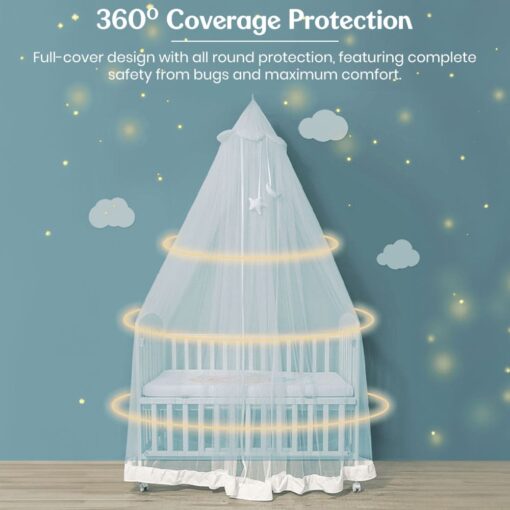 Mosquito Net for Baby Cot Bed with 360 Degree Covered