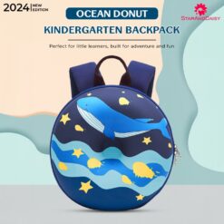 StarAndDaisy Ocean Kindergarten School Backpack, Girls Boys Preschool Nursery Bag & Travel Bag for Children - Ocean Blue