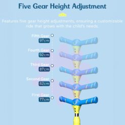 five gear height adjustment