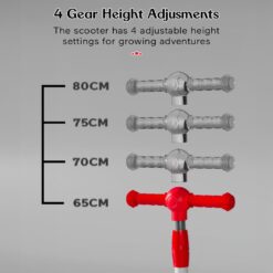 height adjustable feature