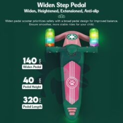 kids glider scooter widen step pedol