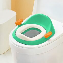 StarAndDaisy Kids Potty Seat, Anti-Slip Design and Splash Guard for Boys & Girls First Year Potty Training Seat - Green