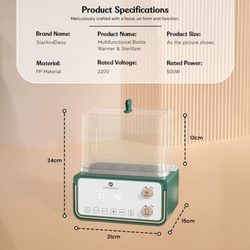 Specification of Bottle Warmer