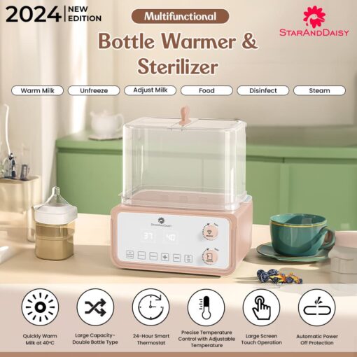 sterlizer and bottle warmer pink