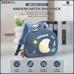 StarAndDaisy Kindergarten Schoolbag for Boys & Girls, Moonwalk Children's Outing Backpack for Kids - Universe Style