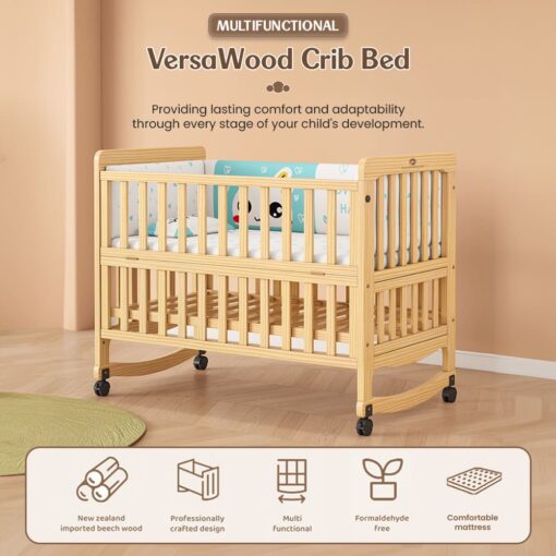 Baby Wooden Cot