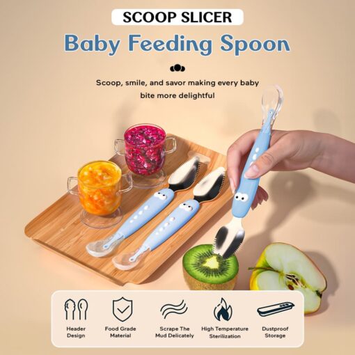 Baby scoop slicer