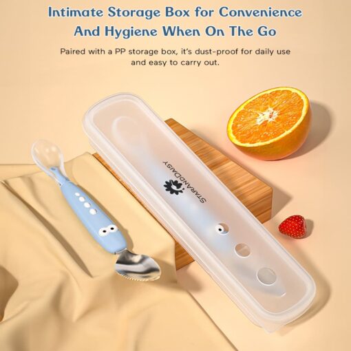 Baby spoon storage box