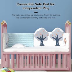 convertible sofa wooden cot crib