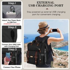 USB Charging Port Maternity Bag