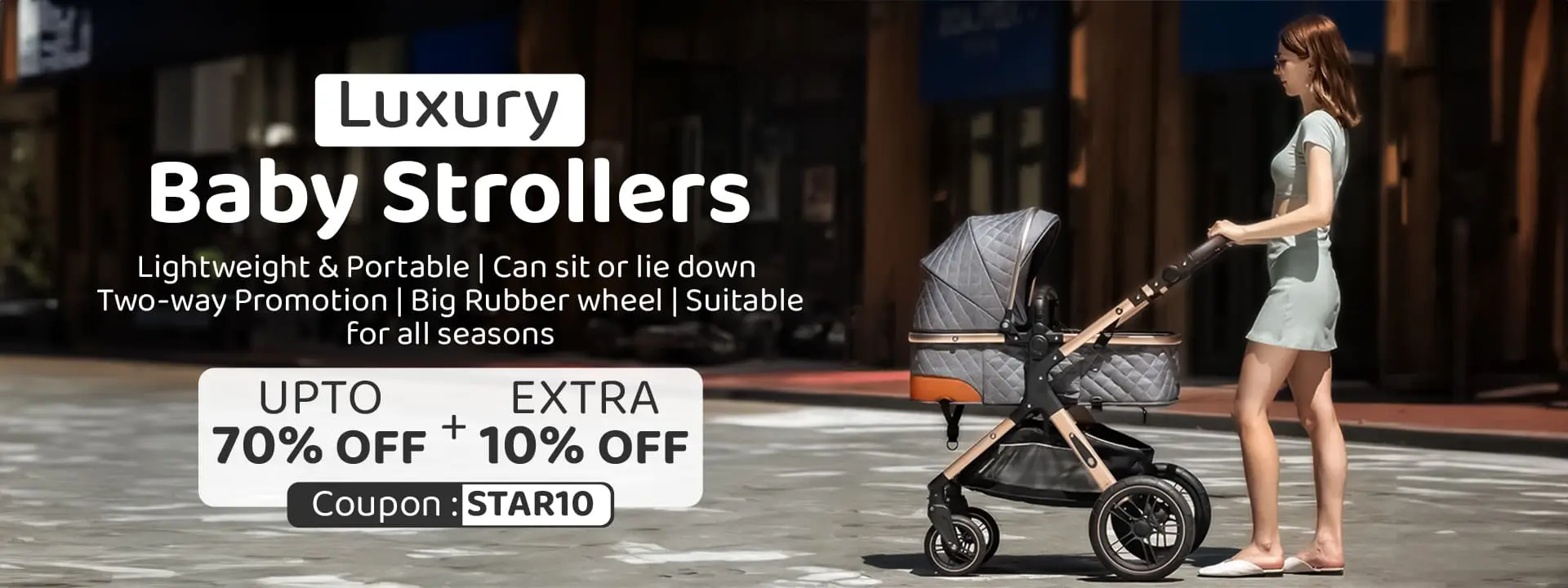 Luxury Baby Stroller