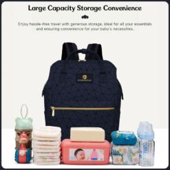 Nappy Backpack with Large Compartment