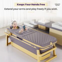 Hand Free bathing With Mega Bath Tub