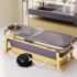 StarAndDaisy Luxury Bathtub for Adult with Temperature Meter, Multifunctional Portable Bath Tub with Steamer- Purple Yellow