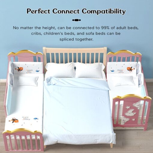 perfect connect compatibility baby wooden cot bed