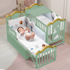 Adjustable baby bed best sale