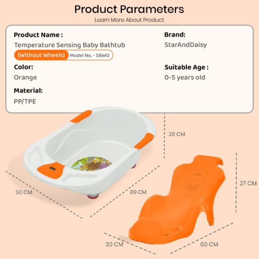 Specification of Baby Bath tub