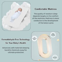 Baby Bed with Comfortable Mattress