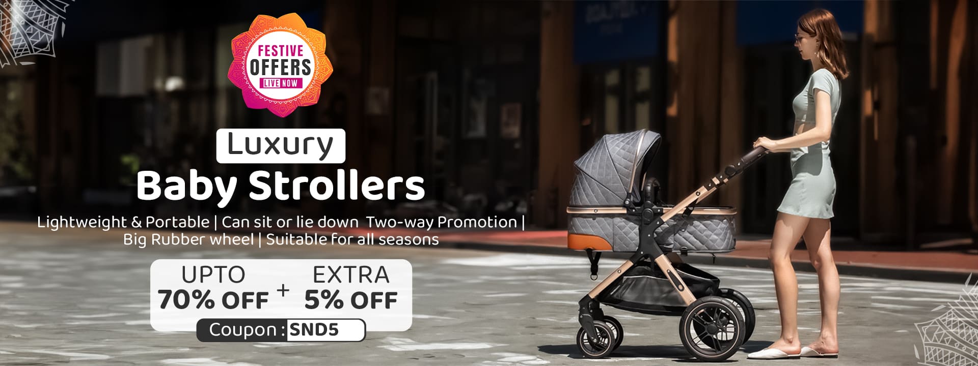 Luxury Baby Stroller