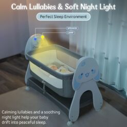 Automatics Swing Cradle for Baby with Night Light